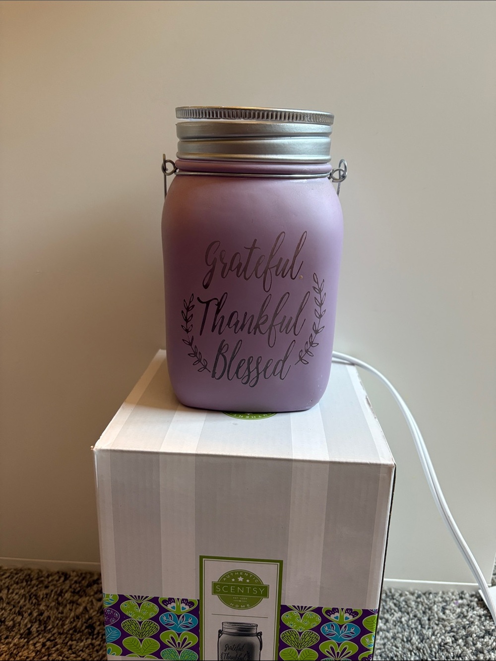 Grateful, thankful, blessed Scentsy warmer